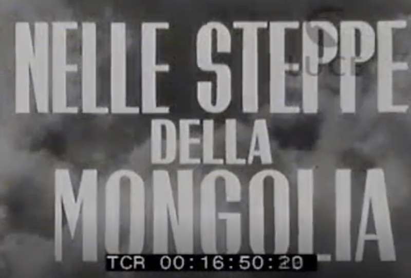 video sulla Mongolia dell' Istituto Luce