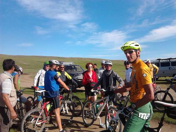 Tour in Mongolia dei ciclisti italiani 